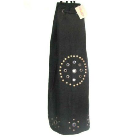 KUSHOASIS Yoga Bag - Omsutra Chakra Rivet Bag - Color - Black OM101011-Black